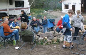 Friends Around the Campfire