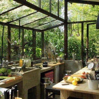 Homestead garden, farm and kitchen