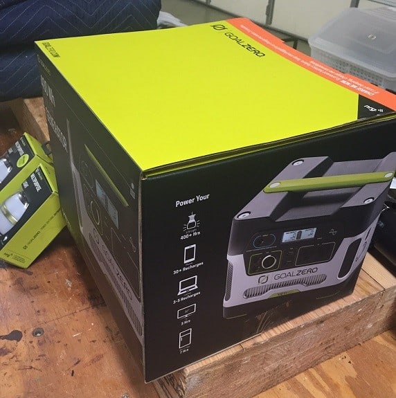 Goal Zero Yeti 400 solar generators