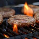 Hamburgers on the Barbeque Grill