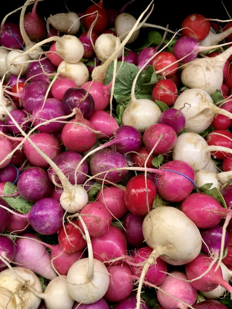 Easter egg radishes
